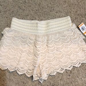 American Rag lace shorts, Small